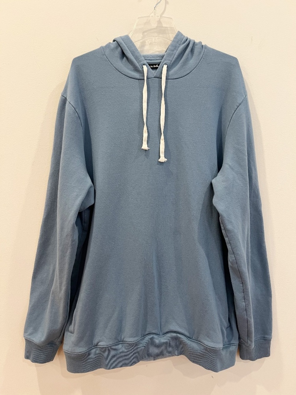 Travis Mathew Cloud Hoodie Mens XXL 2XL Blue Fleece Lined Relaxed Athleisure